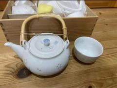 【新品・未使用】清水焼　急須、湯呑み、茶器 #茶器揃い、お茶、日本茶、緑茶 新品・未使用】清水焼 急須、湯呑み、茶器 #茶器揃い、お茶