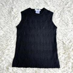 希少　90s Dior ディオール　ロゴニット　レディースM ネイビー 希少 90s Dior ディオール ロゴニット レディースM ネイビー