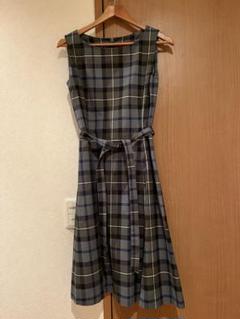 Yorkland ノースリーブ ワンピース チェック柄のサムネイル
