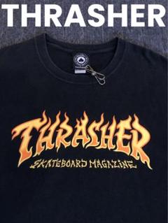 スラッシャー　ファイヤーロゴ　2枚タグ　ドミニカ製　THRASHERのサムネイル