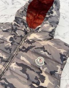 モンクレール　MONCLER　ボトムス　サイズ1 迷彩　ミリタリー ☆レア迷彩☆MONCLER モンクレール☆キッズダウン☆116☆
