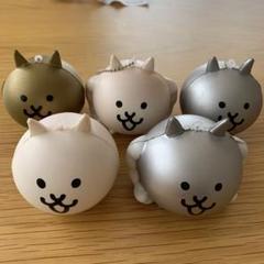 にゃんこ大戦争キャラクターキーホルダー5個セットスクイーズ
