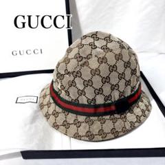 GUCCI バケットハット ベージュ GGパターン GUCCI バケットハット GGパターン ベージュ - 帽子オンライン