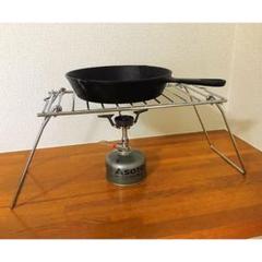 新品♪折りたたみ♪クッカースタンド♪五徳♪BBQコンロ♪焚き火台♪テーブル