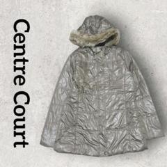 Centre Court ダウンジャケット フェイクファー (L) カーキ系