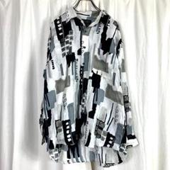 KEY LARGO　ビンテージ　Yシャツ　ポリエステル　Lサイズ