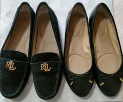 LAUREN RALPH LAUREN Jaynaフラットシューズ 24cm2足 - メルカリ