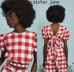 sister jane ギンガムチェック トップス パフスリーブのサムネイル