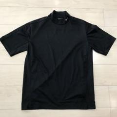 NIKE GOLF ナイキゴルフ モックネック半袖シャツ ロゴ ブラック　L Yahoo!オークション -「モックネック半袖 ゴルフ」(ナイキ