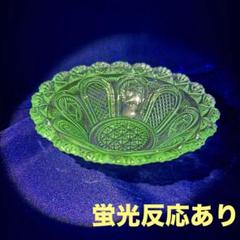 大正ガラス　昭和レトロ　骨董品　アンティーク　プレスガラス 大正昭和レトロ角鉢 プレスガラス アンティーク食器