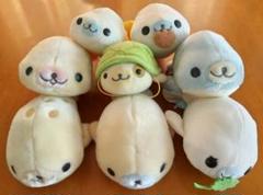 まめゴマぬいぐるみ8体