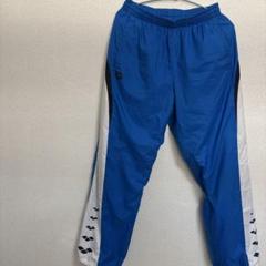 arena ウインドロングパンツ ブルー×ネイビー Oサイズ ARN-9331 アリーナ ウィンドロングパンツ 裏メッシュ メンズ レディース