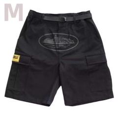 corteiz denim ハーフパンツ　ブラック corteiz カーゴパンツ ハーフパンツ ブラック＆ブラック Mサイズ