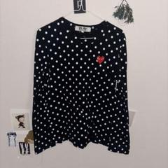 XSサイズ★PLAY COMME des GARÇONS ドット柄Tシャツ ドット（柄）-プレイ・コムデギャルソン（Play Comme des