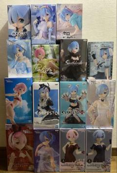 レム ラム　フィギュア Re:ゼロ Qposket 15個セット レム ラム フィギュア Re:ゼロ Qposket 15個セット - メルカリ