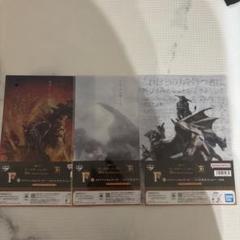 一番くじ モンスターハンター 20周年 Ｆ賞 クリアファイル＆ステッカー 3種