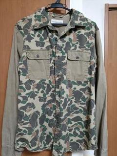 ラルフ　ミリタリーシャツ　カモ　RRL ダブルアールエル