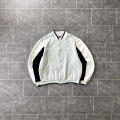 80-90's Nike ナイキ スウェット スタジャン 灰白黒 XL