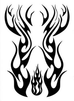 ファイヤーパターン ステッカーバイクの中古 未使用品 メルカリ