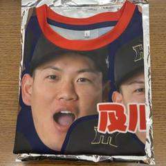 及川雅貴 シークレット選手顔柄Tシャツ 阪神タイガース