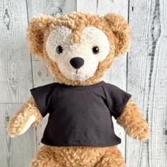 Ｓサイズダッフィー用 カラーTシャツ ブラック