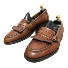 ※2 Yves Saint Laurent レザーローファー ブラウン 25cm