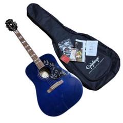 （美品）Epiphone Hummingbird PRO エレアコ ネイビー色 美品）Epiphone Hummingbird PRO エレアコ ネイビー色 - メルカリ