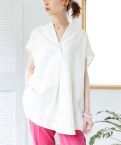 IENA イエナ リネンノースリーブスキッパーシャツ - メルカリ