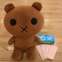 うちの三姉妹　ヘリぴたくまさん　ぬいぐるみ　美品