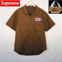 SUPREME シュプリーム × ヒステリックグラマー ワーク 半袖シャツ