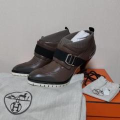 良品!)HERMES エルメス スターマーク付き ショートブーツ - メルカリ