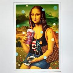 【アンティーク】額縁 額装 宝石画 貴石画 モナリザ モナ・リザ 壁掛け レトロ アンティーク》貴石画 （アンティーク】額縁 額装 宝石画 貴石画