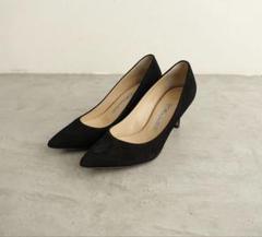 ⭐️未使用⭐️ ペリーコ　ヒールパンプス　ポインテッドトゥ　スエード　ブラック PELLICO 【50%OFF】ペリーコ パンプス ポインテッドトゥ レザー