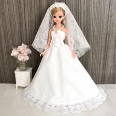 ジェニーちゃん服　ピュルテホワイトドレスペア ジェニーちゃんのホワイトドレス - メルカリ