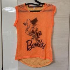Barbie オレンジ レース タンクトップ　スタッズ付きのサムネイル