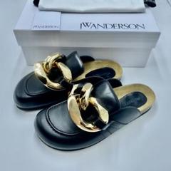 JW Anderson レザーバックレスローファー 27cm