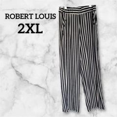 ROBERT LOUIS 【2XL】ストライプパンツ リラックス ロベルトルイス