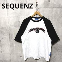 SEQUENZ シークエンズ メンズ 五分袖ラグランTシャツ L カットソー