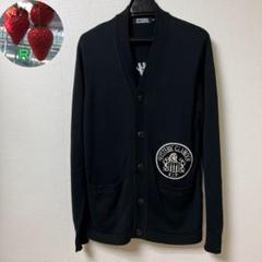 美品 ヒステリックグラマー ラビットヘッドワッペン レタードカーディガン M 美品 ✨ヒステリックグラマー カーディガン 刺繍ワッペン バック