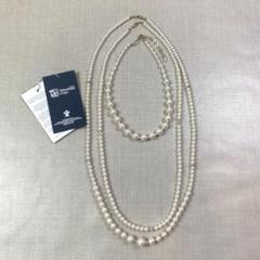 MA109 パールネックレス 3個セット レディース