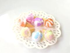 ミニチュアスイーツ　大コーンアイス②　ハンドメイド　フェイクスイーツ　ミニチュア