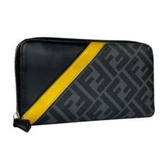 美品 FENDI 長財布 ブルー マイクロズッカ コンチネンタル FENDI フェンディ/ブランドバッグ・小物｜WonderREX-ONLINE