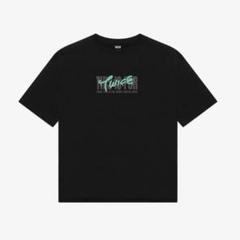 twice ツウィ　Tシャツ　Mサイズ TWICE ツウィ Tシャツ ブラック vintage - メルカリ