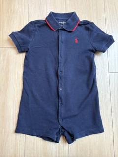 Ralph Lauren ネイビー 襟付きロンパース80cm