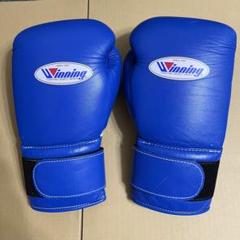 Winning グローブ 14oz 青　廃盤
