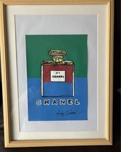 アンディウォーホル　4 水彩画　ブランドオマージュ アンディウォーホル 水彩画 4 ブランドオマージュ