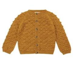 misha&puff ポップコーンカーディガン Misha&Puff】Hooded Popcorn Cardigan-290 Camel C