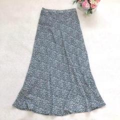 ローリーズファーム 花柄ロングスカート フレア シンプル ガーリー 可愛い 総柄