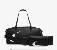 NIKE × off-white ダッフルバッグ ナイキ 黒 ポーチ付き