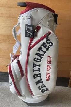白うさぎさん専用✴︎PEARLY GATES ゴルフキャディバッグ 89 PEARLY GATES 正規店で購入ゴルフキャディバッグ 89 ホワイト